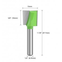 6.35х15х15.875 (1/4"х5/8")мм фреза торцева для ЧПУ 