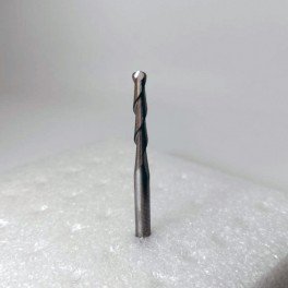 3.175x2.5x15мм фреза кінцева двозахідна зі сферичним кінчиком