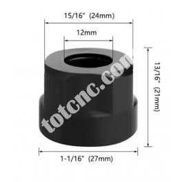Гайка для ручного фрезера / гравера М20x1.0mm