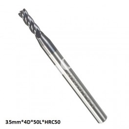 3.5mmхD4х50LхHRC50 фреза кінцева чотиризахідна з напиленням